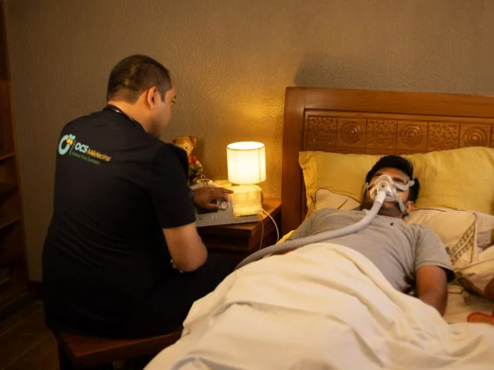 Mise en place d’un traitement par CPAP au chevet du patient à Maurice