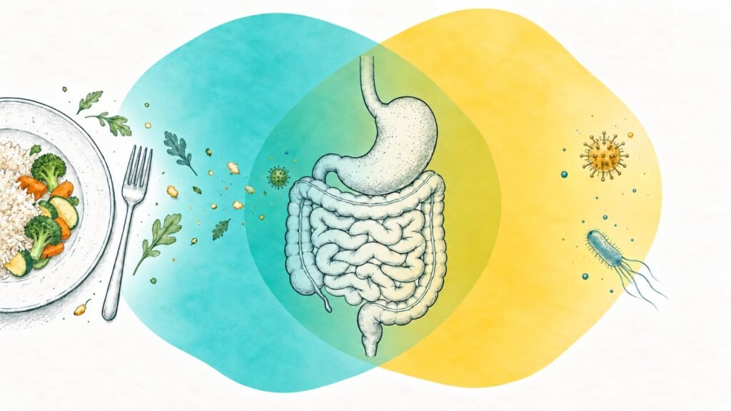 Illustrative image for food poisoning and gastroenteritis care in Mauritius